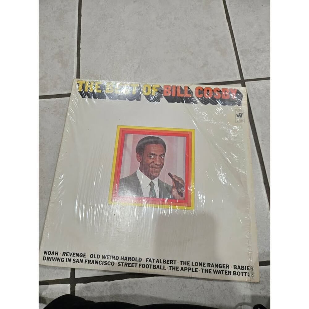 vintage 1969 comedy vinyl record album titled The Best of Bill Cosby